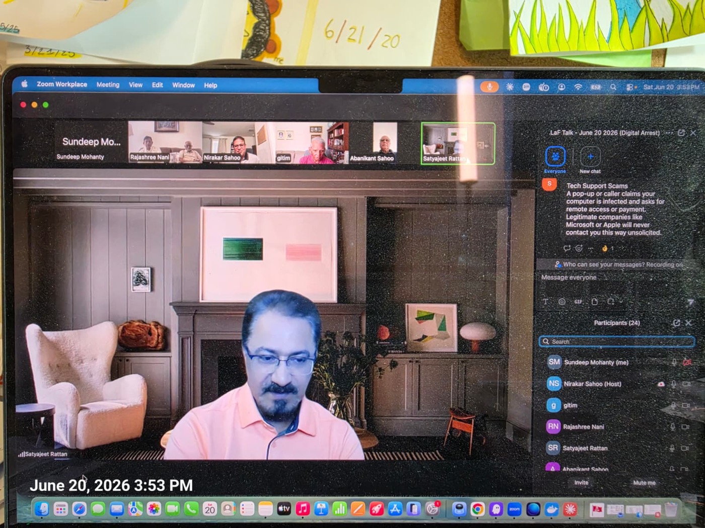 Digital Arrest talk discussion on Zoom